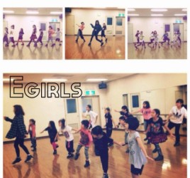 イベント「E-GIRLS」のダンスに挑戦